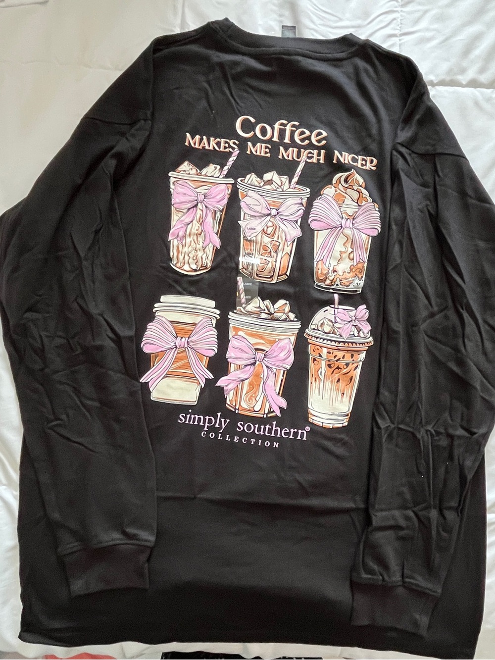 Simply Southern “Coffee Makes Me Much Nicer” Medium